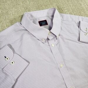 Untuckit Shirt Men XXL Azeila Button Down Purple Check Plaid Wealth Luxury